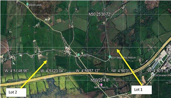 Land To Rent In Land At Belowda, Roche, St. Austell, Cornwall, PL26