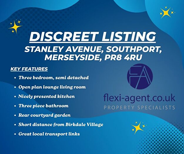 3 Bedroom Semi Detached House For Sale In Stanley Avenue, Southport, Merseyside, PR8