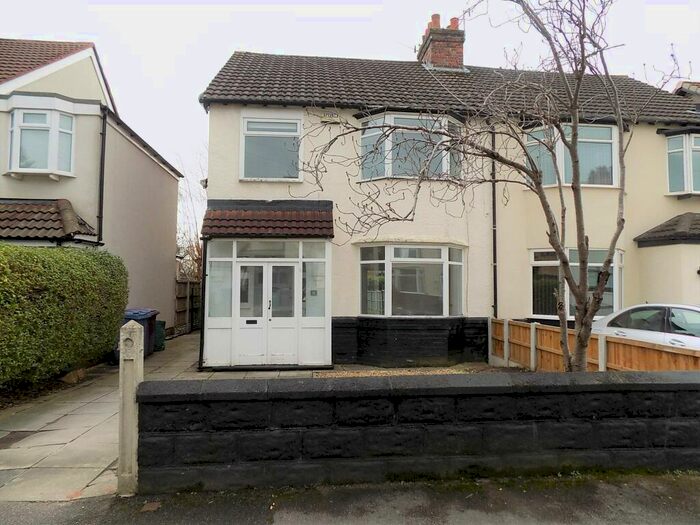 3 Bedroom Semi-Detached House To Rent In Holmefield Avenue Mossley Hill Liverpool, L19