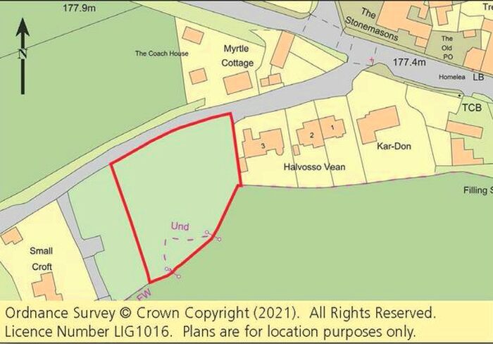 Land For Sale In Land Adj. Smallcroft, Halvasso Road, Longdowns, Penryn, Cornwall, TR10