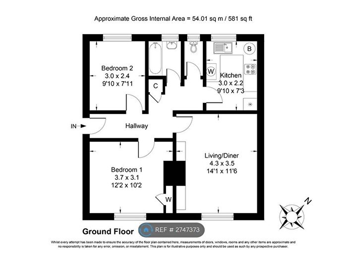 2 Bedroom Flat To Rent In Clapham, London, SW4