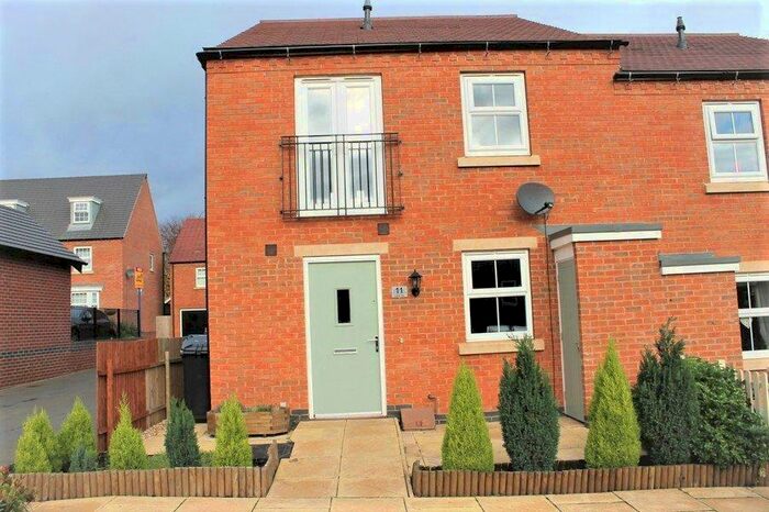 2 Bedroom Semi-Detached House To Rent In Suffolk Way, Church Gresley, DE11