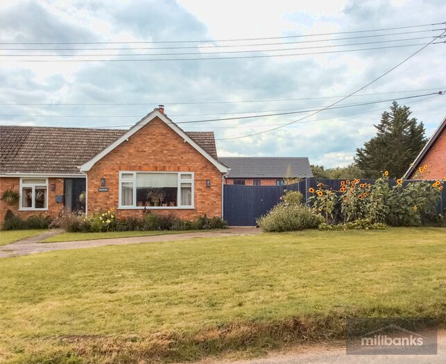 3 Bedroom Semi-Detached Bungalow For Sale In Grove Road, Banham, NR16