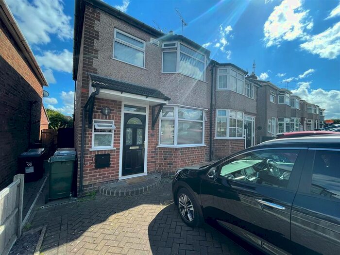 3 Bedroom Semi-Detached House To Rent In Edward Road, Holbrooks, Coventry, CV6