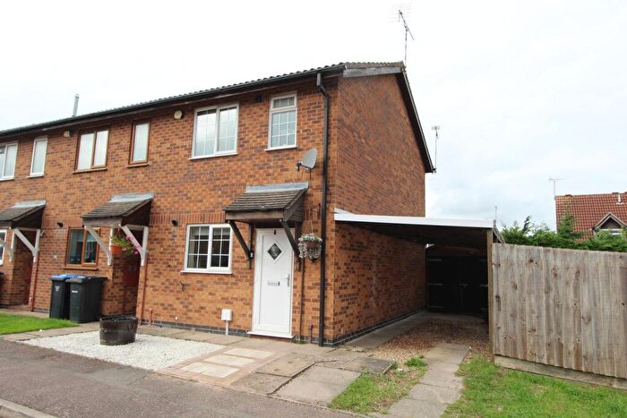 2 Bedroom End Of Terrace House For Sale In Bushnell Close, Broughton Astley, LE9