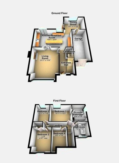 4 Bedroom Detached House To Rent In West End, Yaxley, Peterborough, PE7
