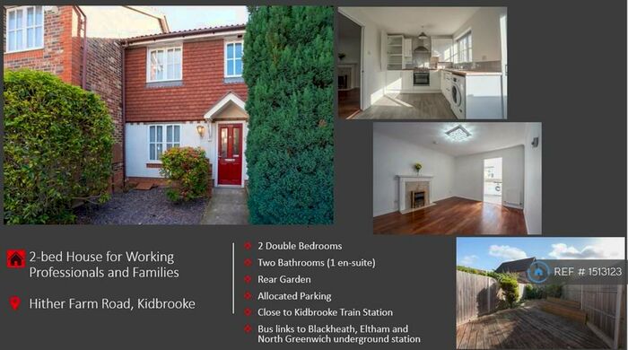 2 Bedroom Terraced House To Rent In Hither Farm Road, London, SE3