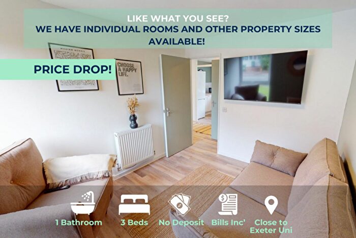 3 Bedroom Flat To Rent In Flat, Monterey Gardens, EX4