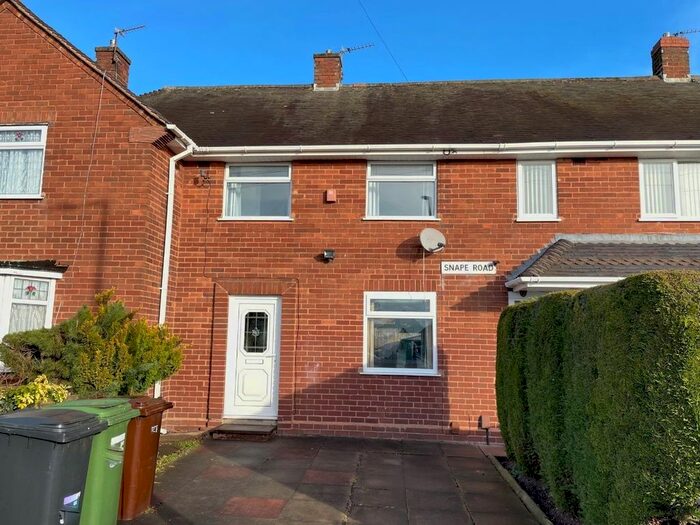2 Bedroom Terraced House To Rent In Snape Road, Wednesfield, Wolverhampton, WV11