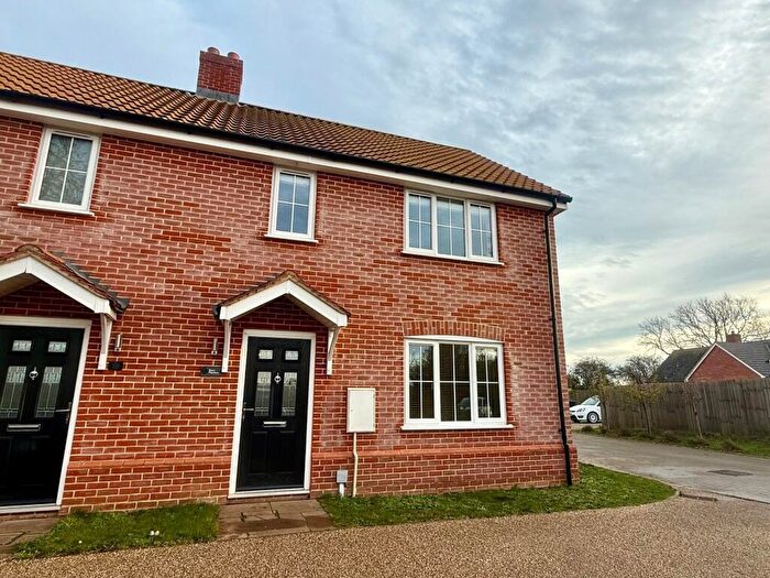 2 Bedroom Semi Detached House To Rent In Bowl Meadow, Battisford, Stowmarket, Suffolk, IP14