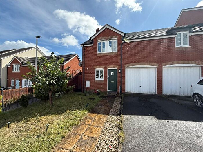 2 Bedroom Semi Detached House To Rent In Saxon Close, Crediton, Devon, EX17
