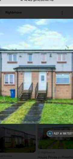 2 Bedroom End Of Terrace House To Rent In Priesthill Road, Glasgow, G53