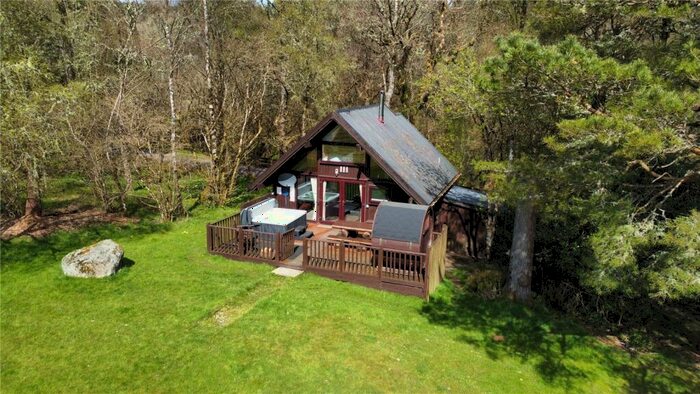 2 Bedroom Detached House For Sale In Feorag Ruadh, Dalavich Chalet Park, Dalavich, Taynuilt, PA35