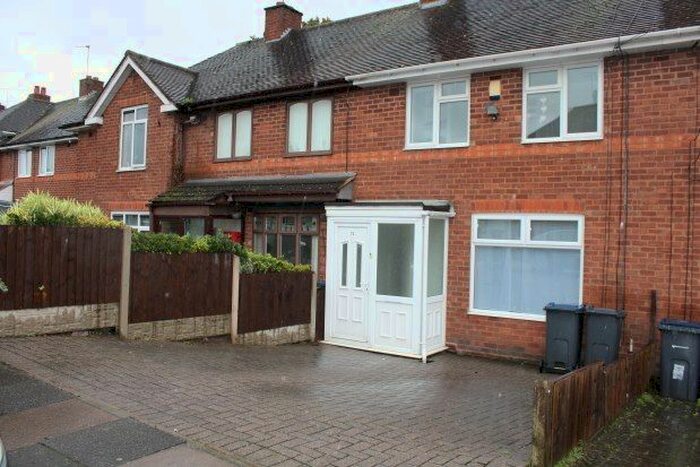 3 Bedroom Terraced House To Rent In Effingham Road, Birmingham, B13