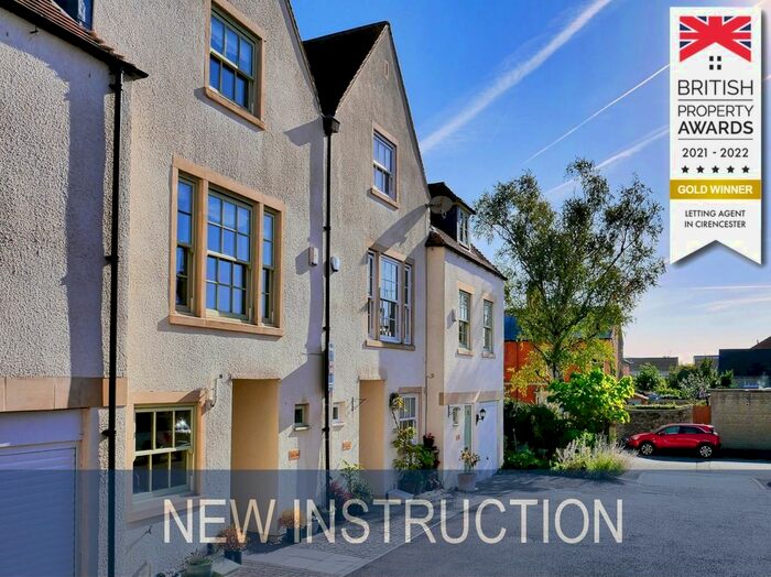 3 Bedroom Terraced House To Rent In Bingham Close, Cirencester, GL7