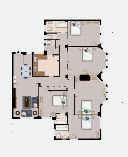 5 Bedroom Flat To Rent In Strathmore Court, Park Road, London, NW8