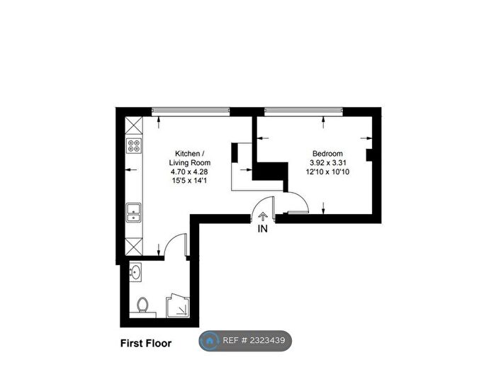 1 Bedroom Flat To Rent In High Street, Leatherhead, KT22