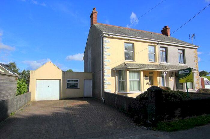 2 Bedroom Semi-Detached House For Sale In Lavrean, Bugle, St Austell, PL26
