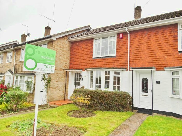 2 Bedroom Terraced House To Rent In Lyndhurst Close, Southgate, Crawley, West Sussex, RH11