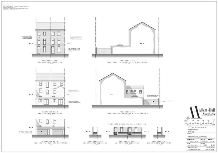 4 Bedroom Terraced House For Sale In St Peters Place, Fleetwood, Lancashire, FY7