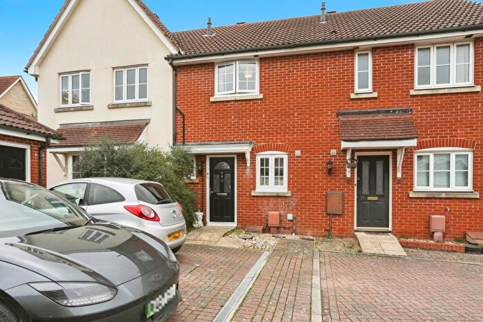 2 Bedroom Terraced House For Sale In Dunnock Close, Stowmarket, IP14