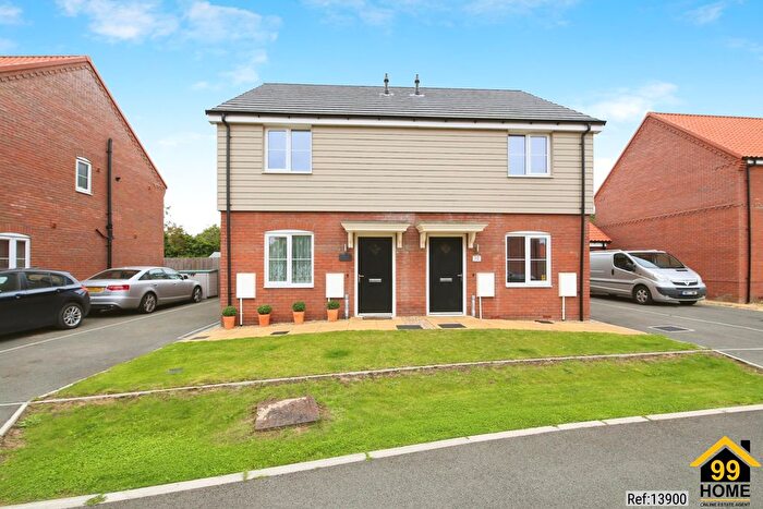 2 Bedroom Semi-Detached House For Sale In Bracken Road, Surfleet, Spalding, United Kingdom, PE11