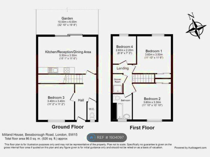 4 Bedroom Maisonette To Rent In Milland House, London, SW15