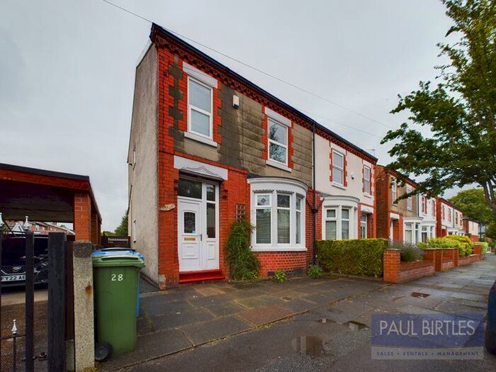 3 Bedroom Semi-Detached House To Rent In Windsor Avenue, Flixton, Trafford, M41