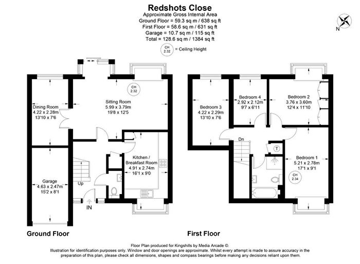 4 Bedroom Detached House For Sale In Redshots Close, Marlow, Buckinghamshire, SL7