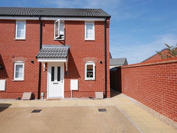 2 Bedroom End Of Terrace House For Sale In Yarrow Close, Capel St Mary, Ipswich, Suffolk, IP9