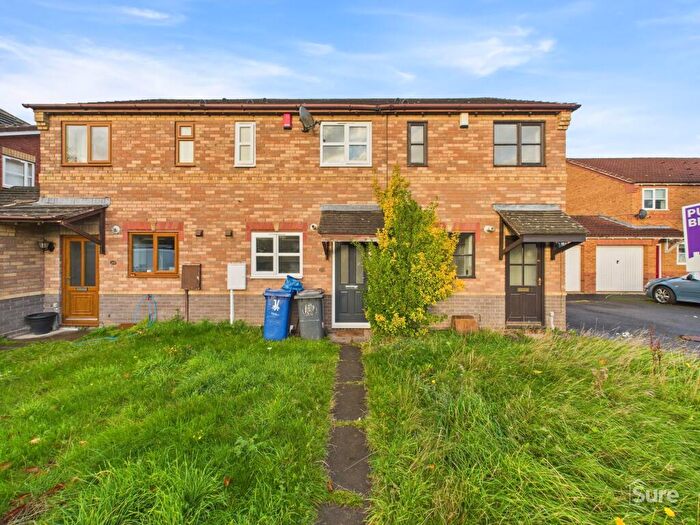 2 Bedroom Terraced House To Rent In Jacklin Close, Branston, DE14