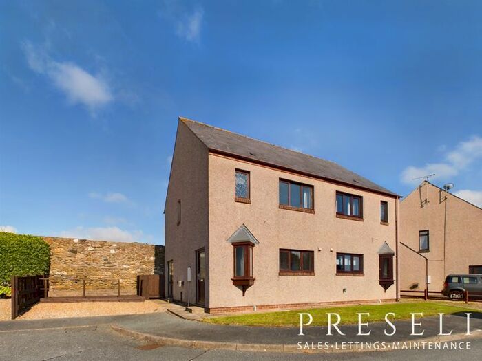 3 Bedroom Semi-Detached House To Rent In Old Rectory Close, Letterston, Haverfordwest, SA62