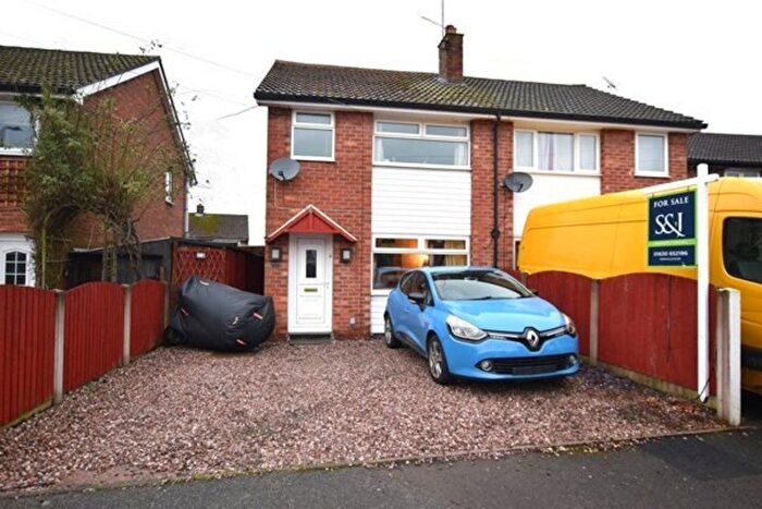 3 Bedroom Semi-Detached House For Sale In Red Bank Road, Market Drayton, Shropshire, TF9