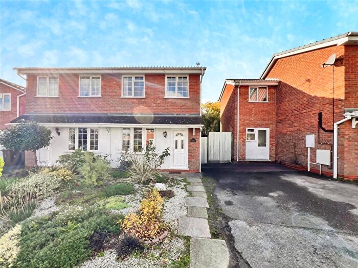 2 Bedroom Semi Detached House For Sale In Crestwood Close, Stretton, Burton-on-Trent, Staffordshire, DE13