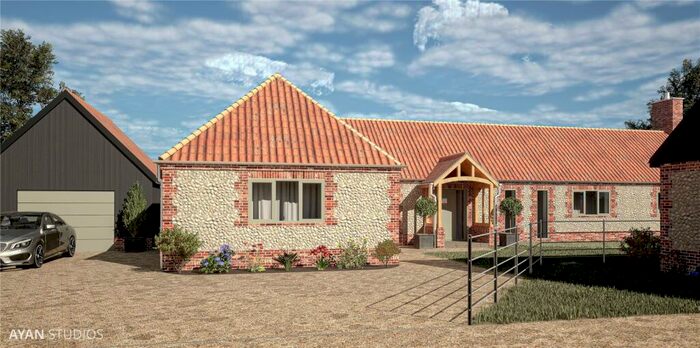 3 Bedroom Bungalow For Sale In Shipdham Road, Plot, The Flint Barn, Carbrooke, Norfolk, IP25