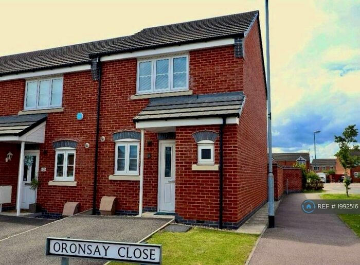 2 Bedroom End Of Terrace House To Rent In Oronsay Close, Hinckley, LE10