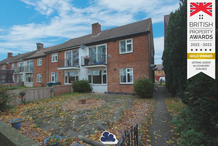 2 Bedroom Flat To Rent In Selsey Close, Tolbar End, CV3