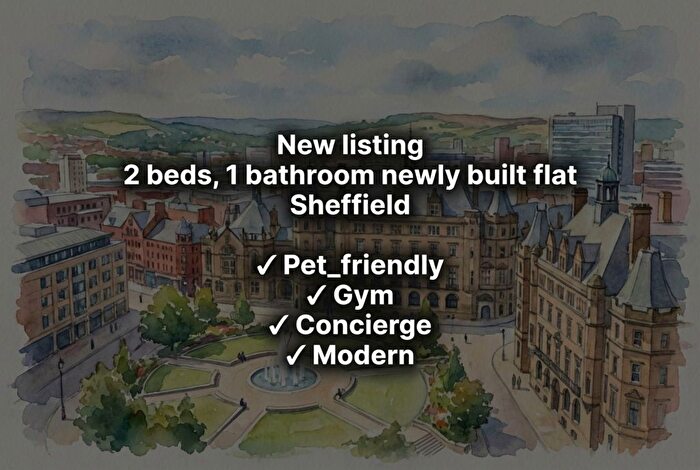 2 Bedroom Flat To Rent In Bloomery Place, Sheffield, S1