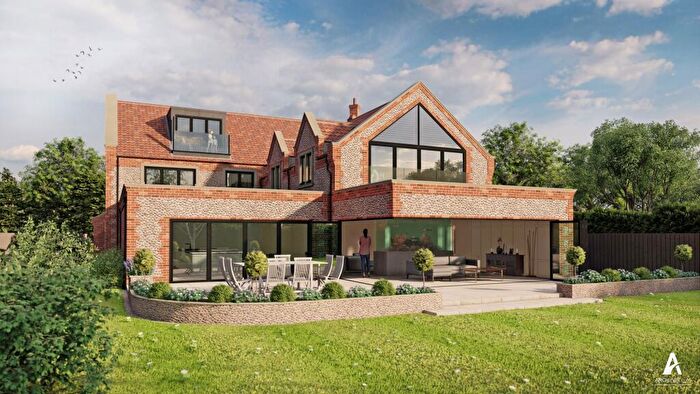 5 Bedroom Detached House For Sale In A Striking Five-Bedroom Residence In Herrings Lane, Burnham Market, PE31