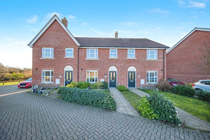 3 Bedroom Terraced House For Sale In Binyon Close, Stowmarket, Suffolk, IP14