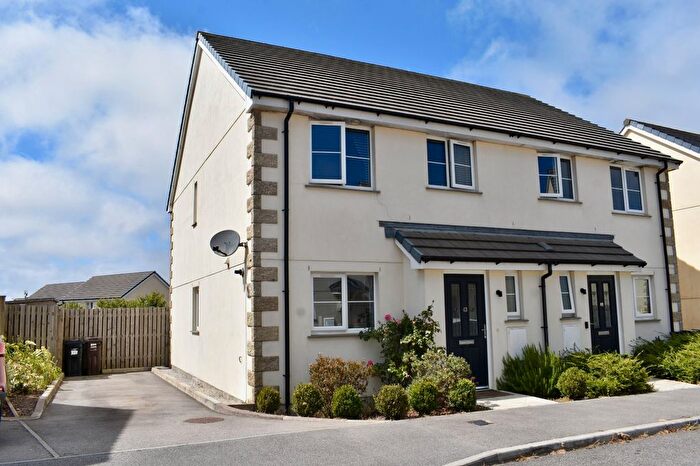 3 Bedroom Semi Detached House For Sale In Chenoweth Way, Scorrier, Redruth, Cornwall, TR16