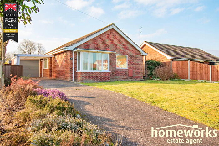 2 Bedroom Detached Bungalow For Sale In Station Road, Little Fransham, Dereham, NR19