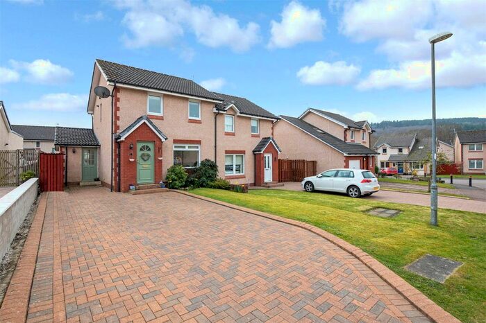 3 Bedroom Semi-Detached House For Sale In Bramble Court, Lennoxtown, Glasgow, East Dunbartonshire, G66