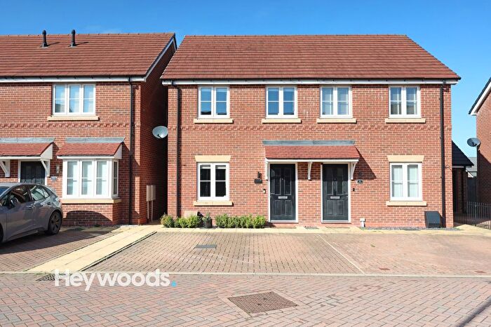 2 Bedroom Semi Detached House For Sale In Skylark Row, Baldwins Gate, Newcastle Under Lyme, ST5