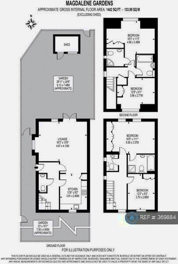 4 Bedroom Semi-Detached House To Rent In Magdalene Gardens, London, N20