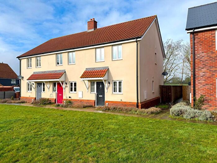 2 Bedroom End Of Terrace House For Sale In Millers Way, Otley, Suffolk, IP6