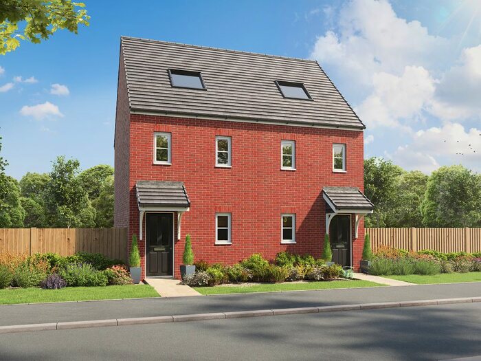3 Bedroom End Of Terrace House For Sale In "The Epping" At Green Marsh Road, Cranbrook, Exeter, EX5