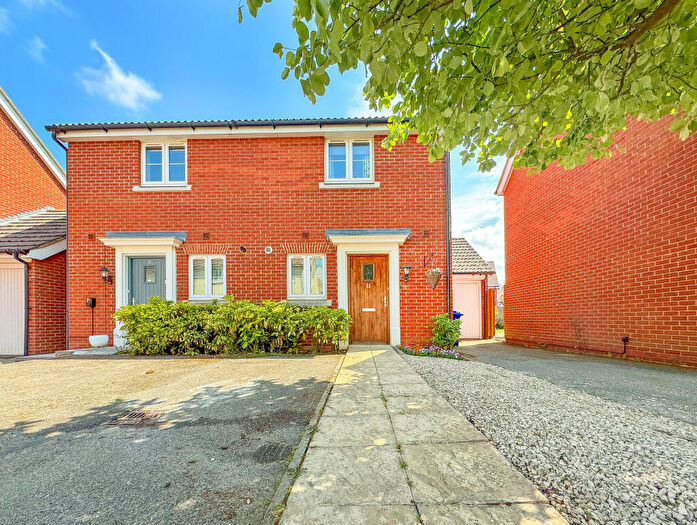 2 Bedroom Semi-Detached House For Sale In Parsley Close, Red Lodge, Bury St. Edmunds, Suffolk, IP28