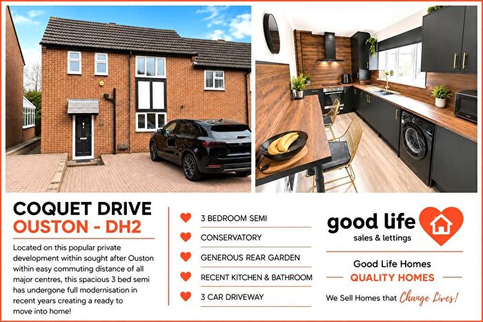 3 Bedroom Property For Sale In Coquet Drive, Ouston, Chester Le Street, DH2