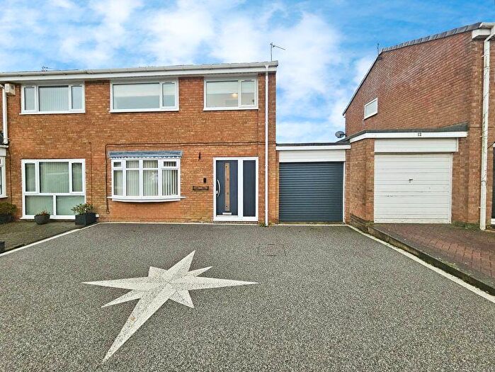 3 Bedroom Semi Detached House For Sale In Harewood Drive, Bedlington, NE22